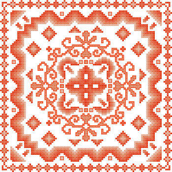 cross stitch pattern Fantasia  6