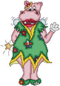 cross stitch pattern Harriet The Fairy