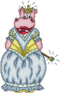 cross stitch pattern Harriet The Princess