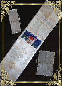 cross stitch pattern Winter Sampler