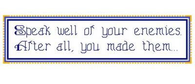 cross stitch pattern Speak Well