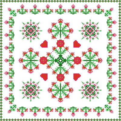 CROSS STITCH SQUARE - Free crochet patterns over 400, crochet patterns