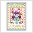cross stitch pattern Thistle Sampler