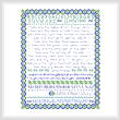 cross stitch pattern Celtic Praise Sampler