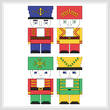 cross stitch pattern Mini Nutcrackers
