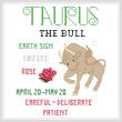 cross stitch pattern Taurus