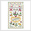 cross stitch pattern Friendship Sampler