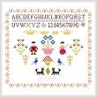 cross stitch pattern My Sampler