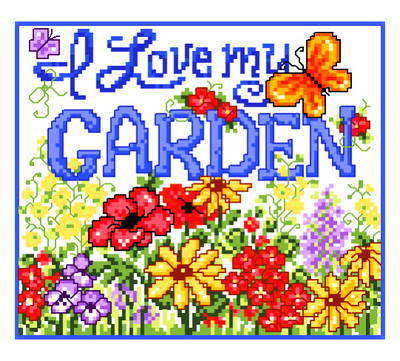 cross stitch pattern My Garden