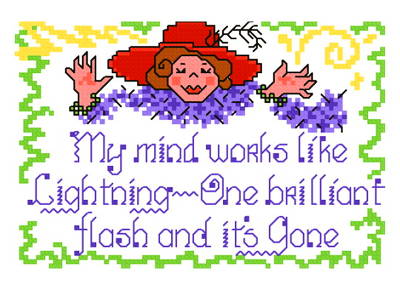 cross stitch pattern My Mind