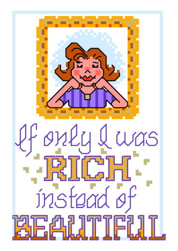 cross stitch pattern Rich