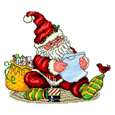 cross stitch pattern Wish Lists for Santa