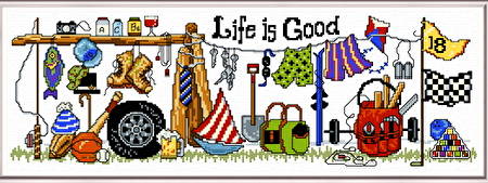 cross stitch pattern Guy Stuff