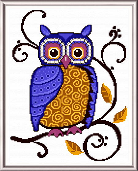 cross stitch pattern Classic Owl