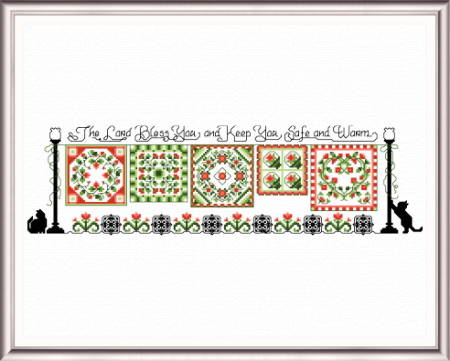 cross stitch pattern Safe and Warm
