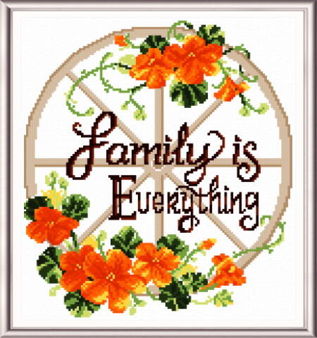 cross stitch pattern Togetherness - Autumn