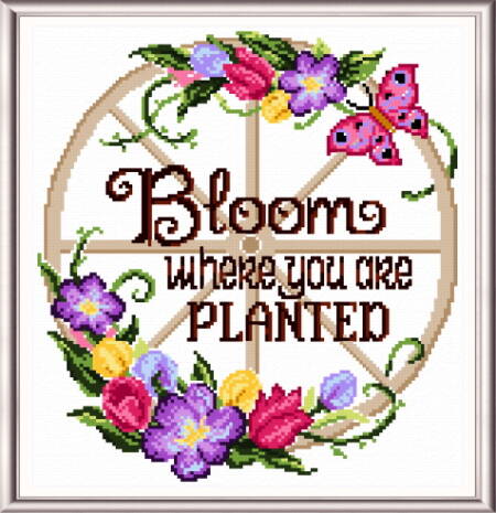 cross stitch pattern Togetherness - Spring