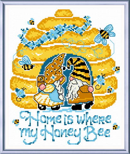 cross stitch pattern My Honey Bee