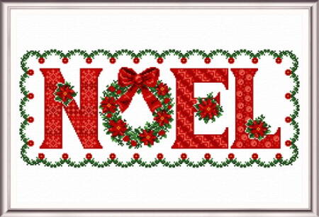 cross stitch pattern Noel