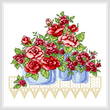 cross stitch pattern 3 Roses