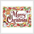 cross stitch pattern Candy Christmas