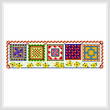 cross stitch pattern Fiesta Quilts