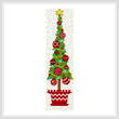 cross stitch pattern Funky Topiary