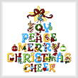 cross stitch pattern Joy Tree