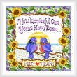 cross stitch pattern Tweet Heart