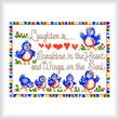 cross stitch pattern Wings on the Soul