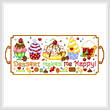 cross stitch pattern Dessert Makes me Happy