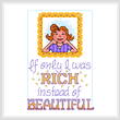 cross stitch pattern Rich