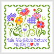 cross stitch pattern Spring Dance