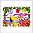 cross stitch pattern Tiki Lights