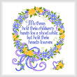 cross stitch pattern A Mother's Hand