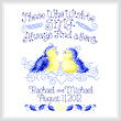 cross stitch pattern Find A Song Wedding