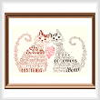 cross stitch pattern Let's Be Friends