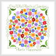 cross stitch pattern Plant Happiness