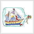 cross stitch pattern Quilt in a Bottle