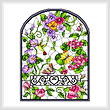 cross stitch pattern Stain Glass Summer