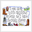 cross stitch pattern Shoes