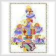 cross stitch pattern Angel Babies