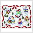 cross stitch pattern Snow Babies
