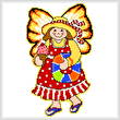 cross stitch pattern August Angel