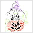 cross stitch pattern Let's Get Spooky