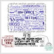 cross stitch pattern Let's Work