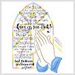 cross stitch pattern Praying Hands