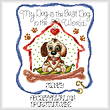 cross stitch pattern Best Dog in the World