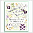 cross stitch pattern Best Thing Wedding