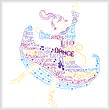 cross stitch pattern Let's Dance